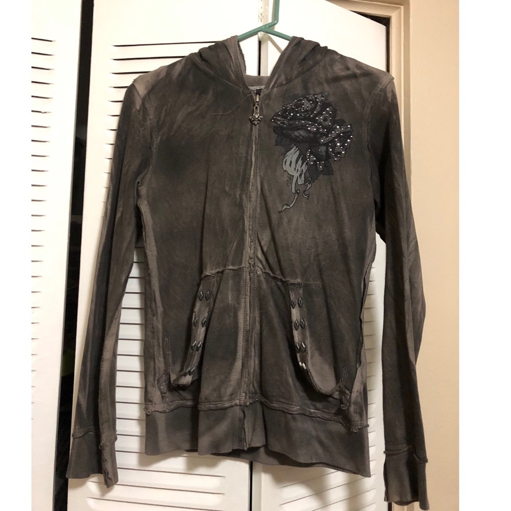 Crash and Burn Vintage Zipup